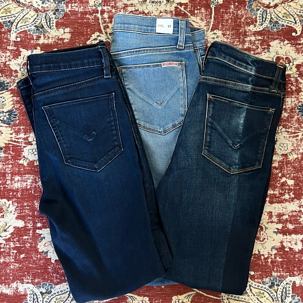 Hudson Jeans Women's Skinny Jeans - Light Blue Wash - Picture 9 of 9